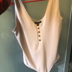 Dynamite pink Sleeveless Bodysuit